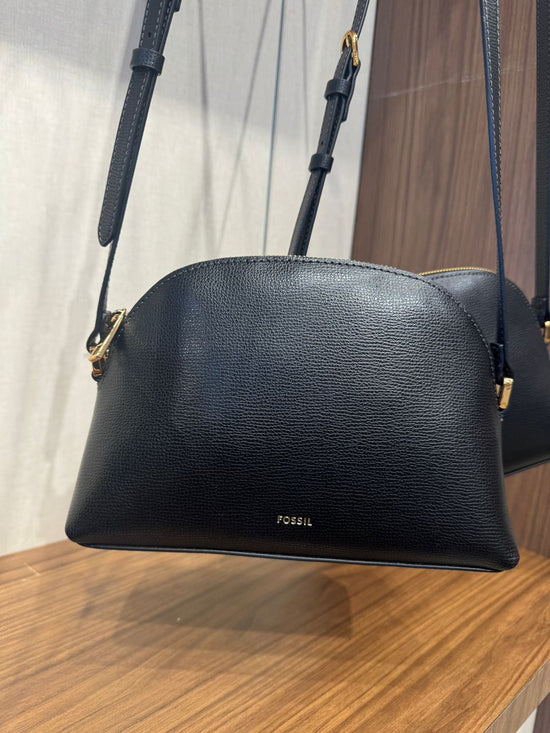 Fossil Bri Dome Crossbody In Black (Pre-Order)