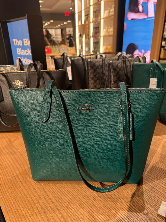 Coach Fiona Zip Tote Bag In Emerald Green (Pre-Order)