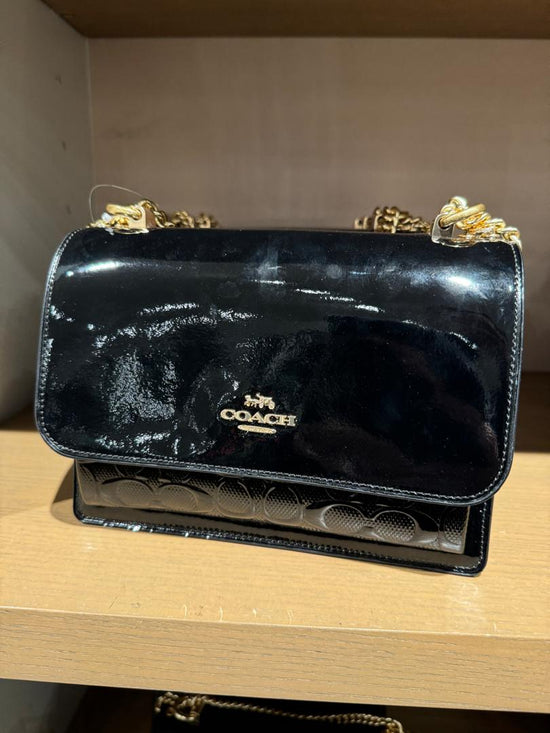 Coach Klare Crossbody Bag In Signature Novelty Leather Black (Pre-Order)