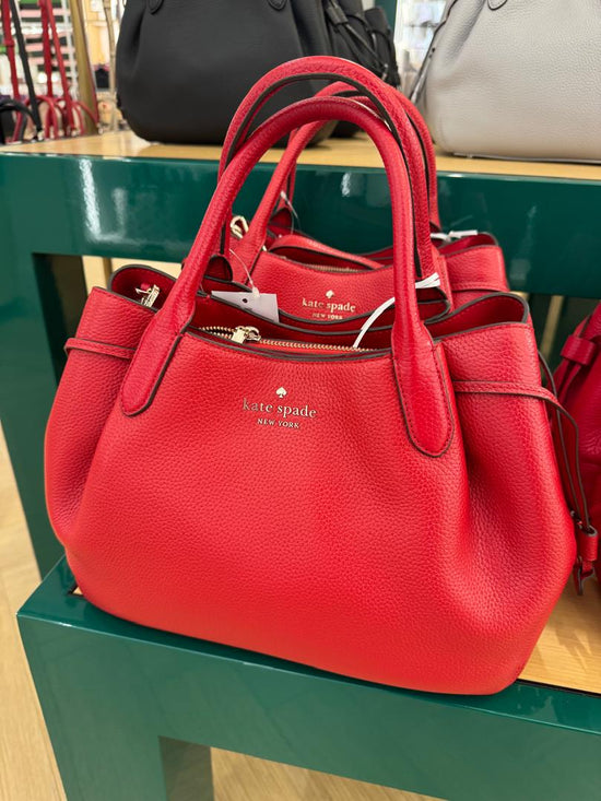 Kate Spade Dumpling Large Satchel In Perfect Cherry (Pre-Order)