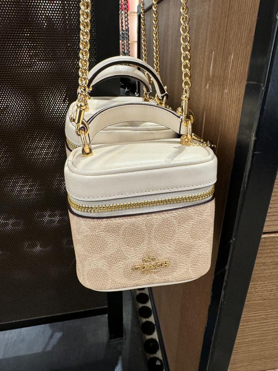 Coach Ava Crossbody Bag In Signature Gold Sand Chalk (Pre-Order)