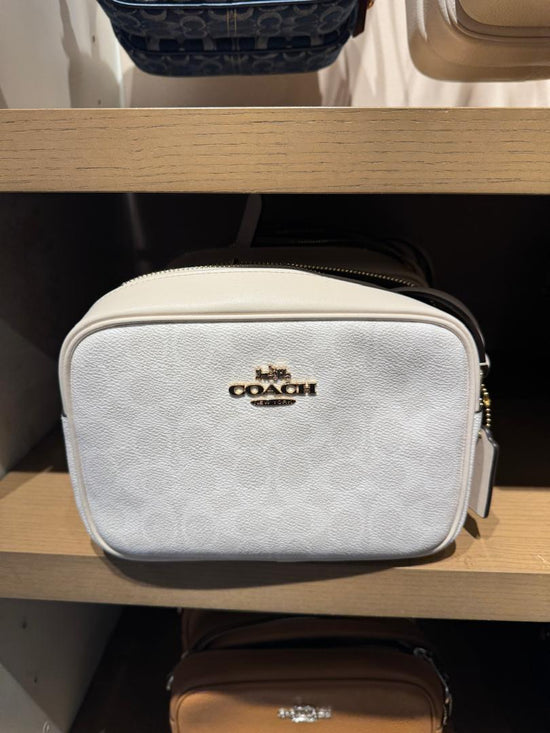 Coach Jamie Camera Bag In Signature White Chalk (Pre-Order)