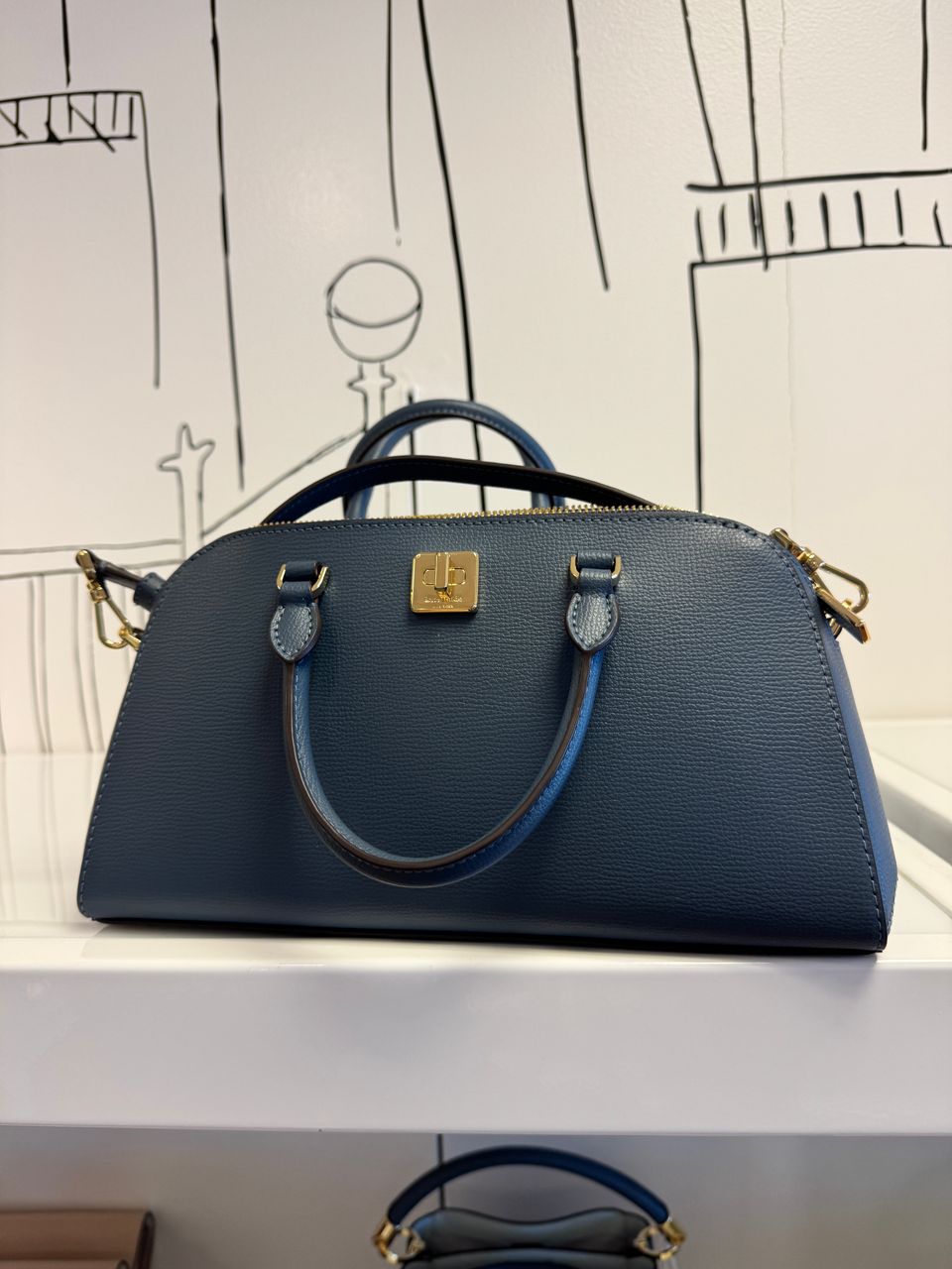 Kate Spade Phoebe East West Satchel In Bluestone (Pre-Order)