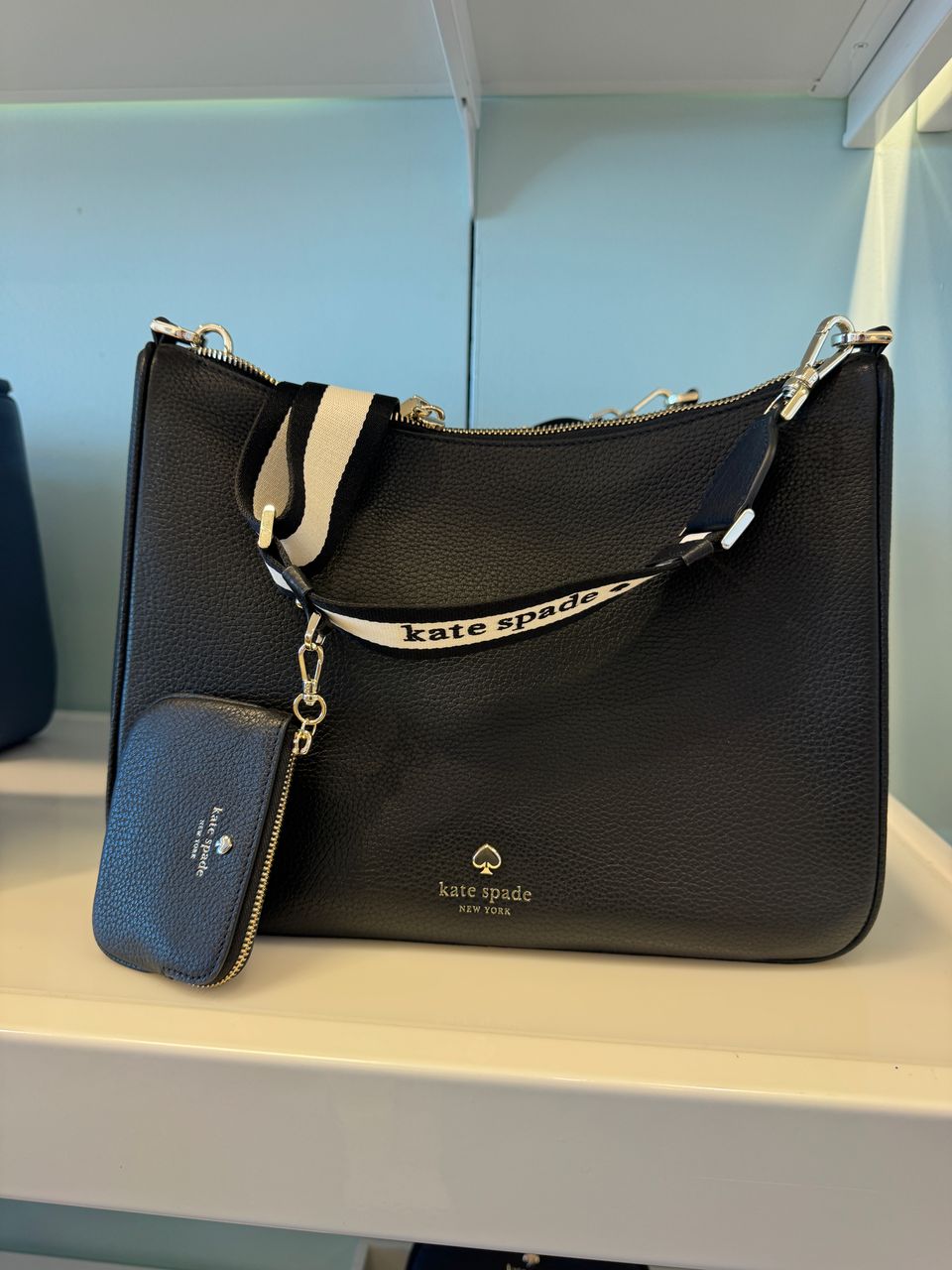 Kate Spade Emma Large Crossbody In Black (Pre-Order)