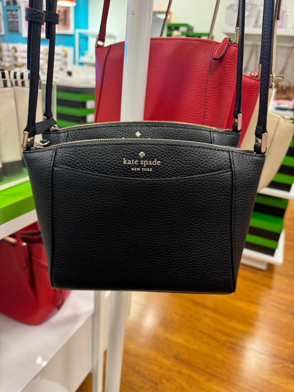 Kate Spade Monica Small Crossbody In Black (Pre-Order)