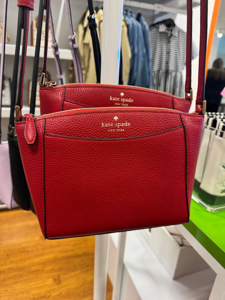 Kate Spade Monica Small Crossbody In Ruby Red (Pre-Order)