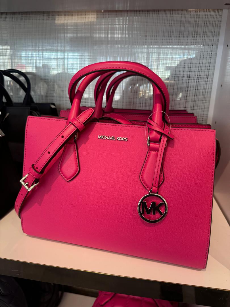 Michael Kors Sheila Medium Satchel In Dragonfruit (Pre-Order)