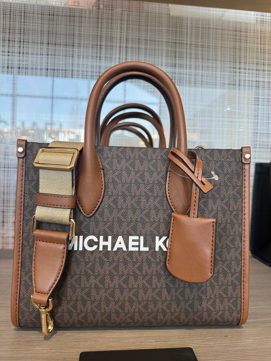 Michael Kors Mirella Small Signature Logo Tote In Brown (Pre-Order)