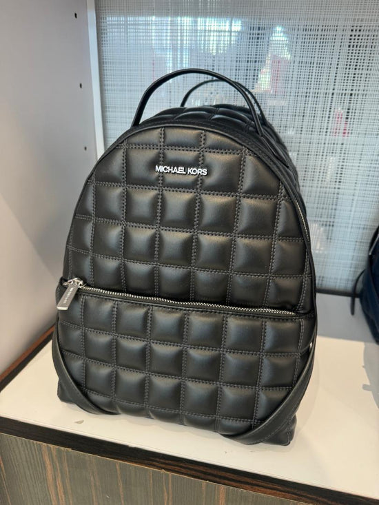 Michael Kors Sheila Medium Quilted Backpack In Black (Pre-Order)