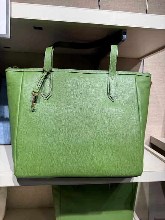 Fossil Sydney Large Tote In Lush Lime (Pre-Order)