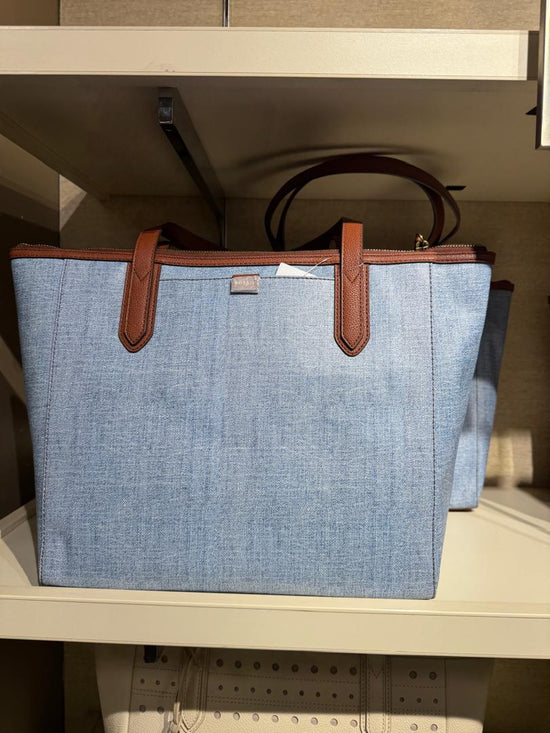 Fossil Sydney Large Tote In Denim (Pre-Order)