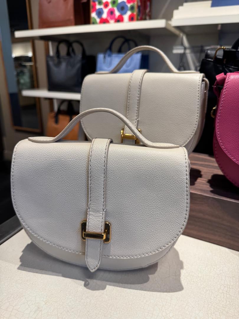 Fossil Emery Small Crossbody In Cream (Pre-Order)