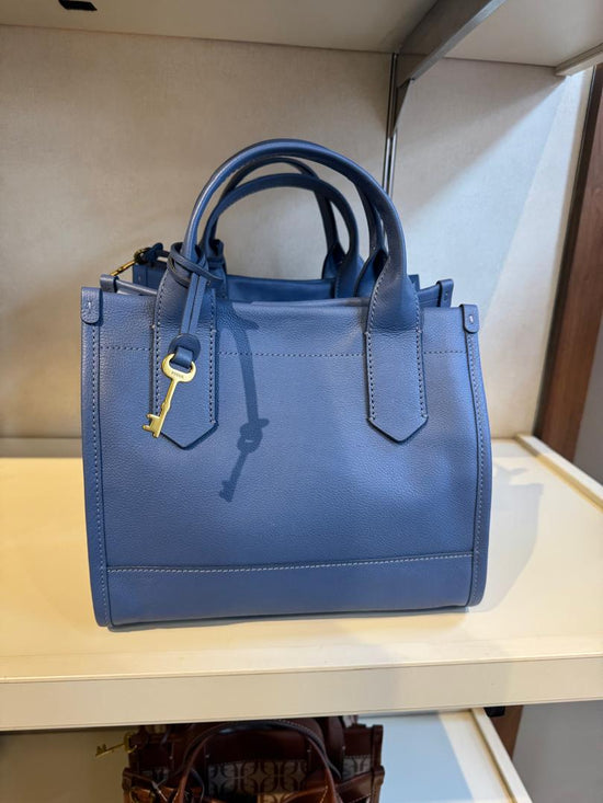 Fossil Kyler Small Tote In Blue Dusk (Pre-Order)