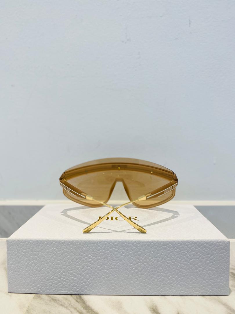 Preloved COMPLETE SET Excellent Condition Dior DiorClub M2U Sunglasses In Nude