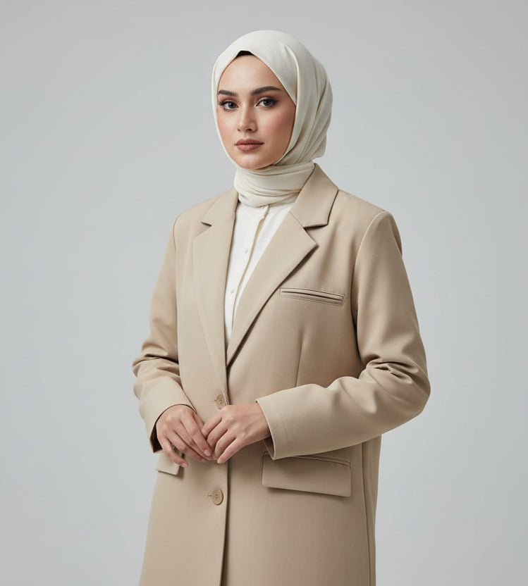 Raffida Janet Blazer In Khaki