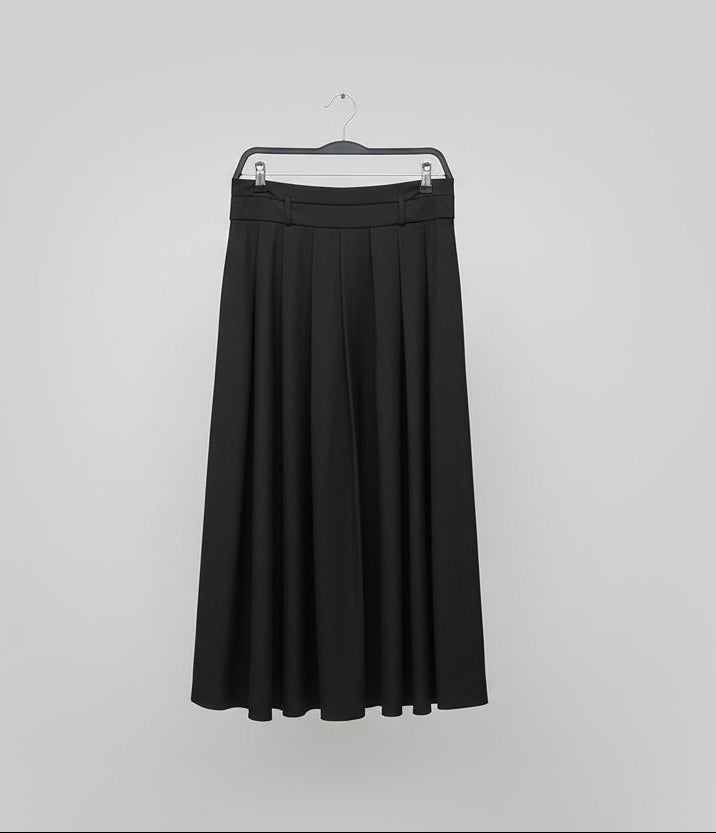 Raffida Kelly High Waist Pleated In Black