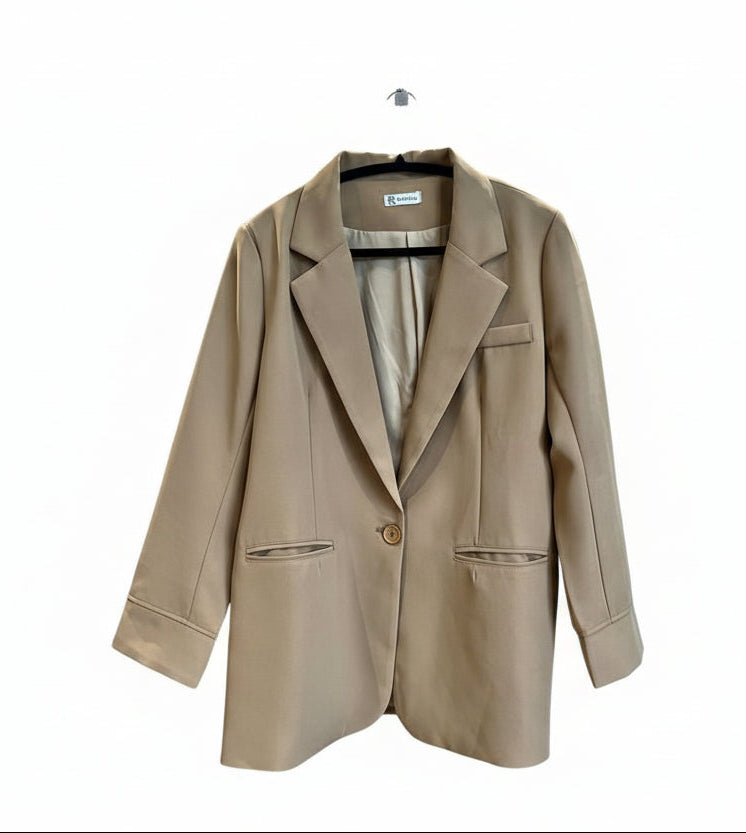 Raffida Janet Blazer In Light Brown (L)