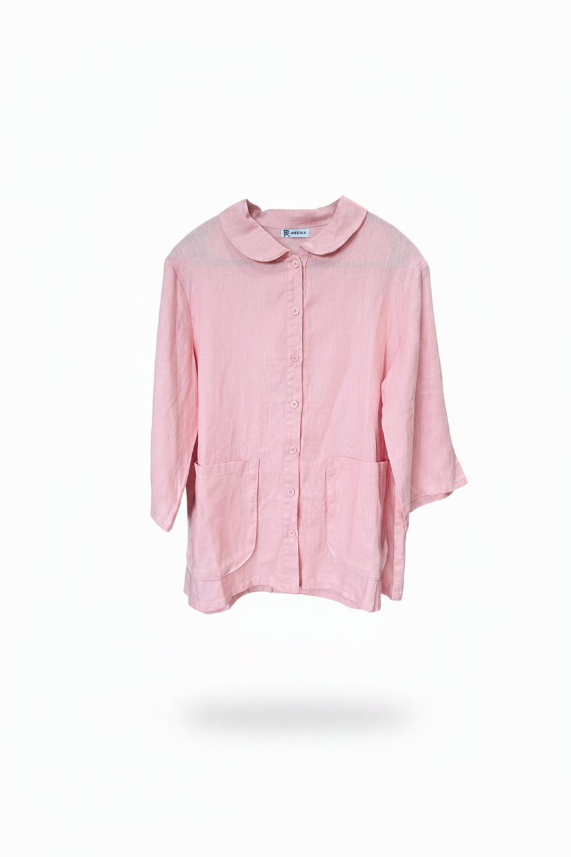 Raffida Misty Linen In Soft Pink