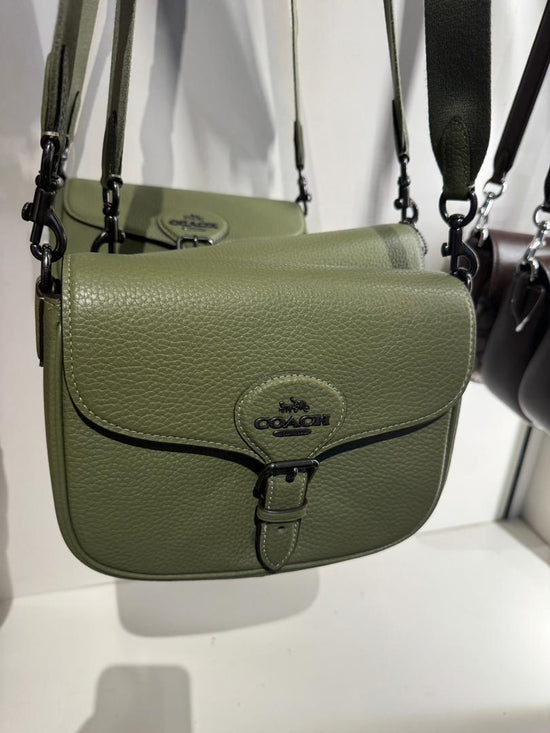 Coach Amelia Saddle Bag In Military Green (Pre-Order)