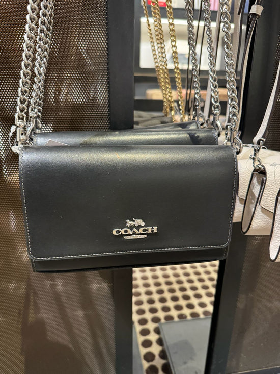 Coach Flap Clutch Crossbody In Black (Pre-Order)