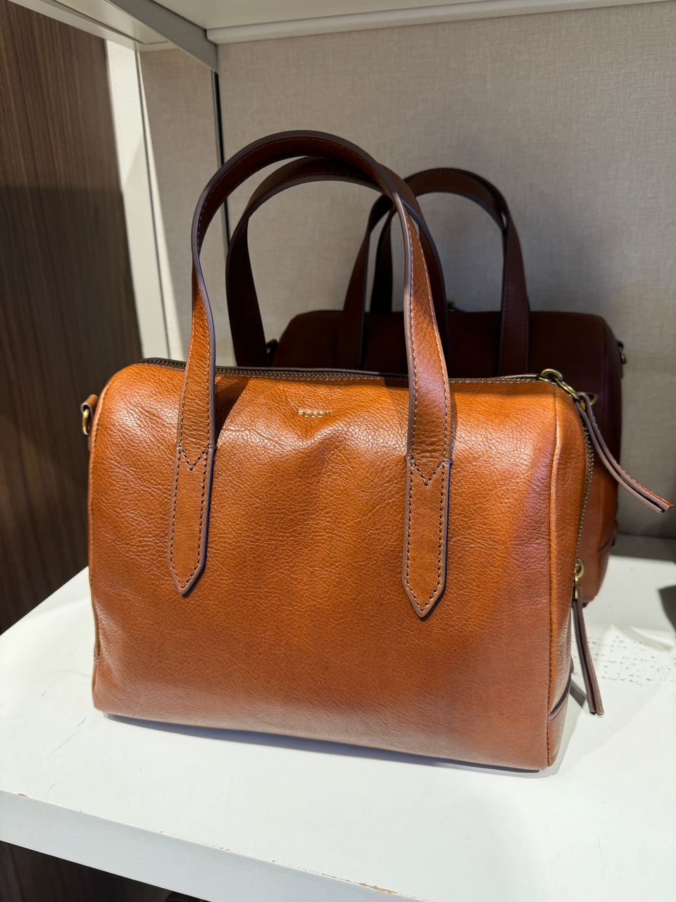 Fossil Sydney Satchel In Medium Brown (Pre-Order)