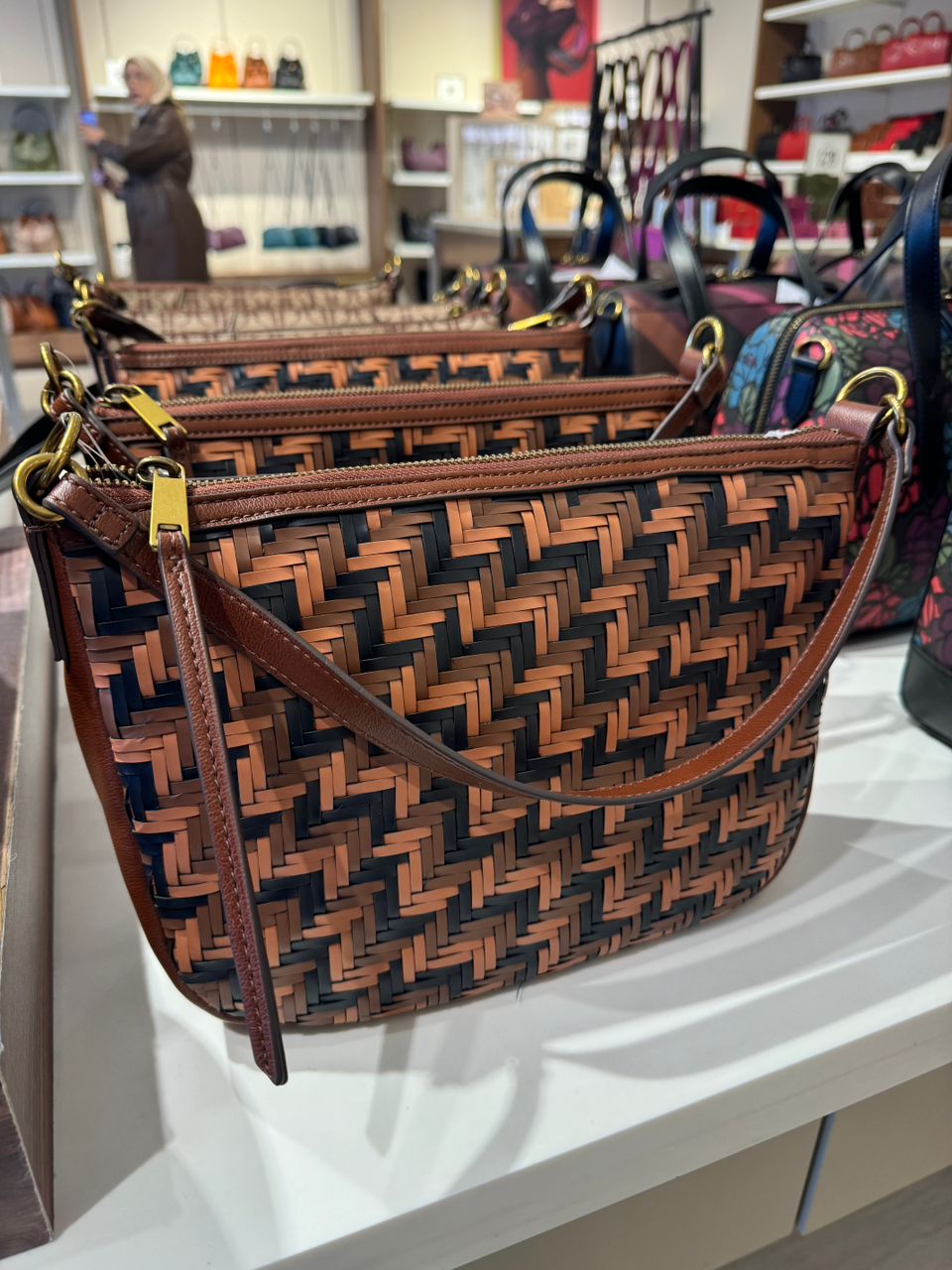 Fossil Skylar Crossbody In Fall Multi (Pre-Order)