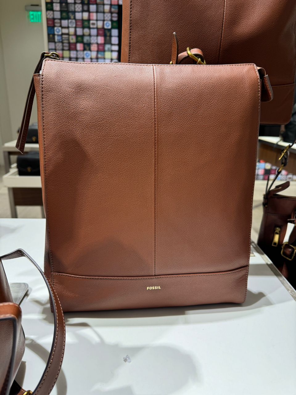 Fossil Elina Convertible Backpack In Medium Brown (Pre-Order)