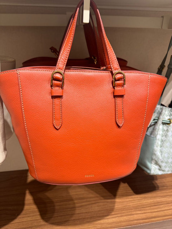 Fossil Tessa Shopper In Red Clay (Pre-Order)