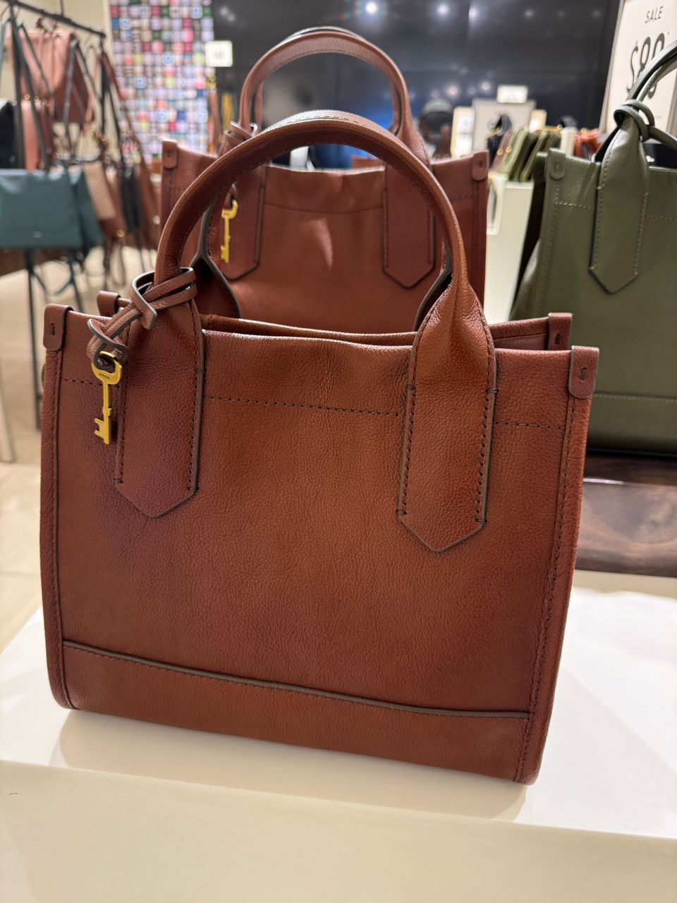 Fossil Kyler Satchel In Brown (Pre-Order)