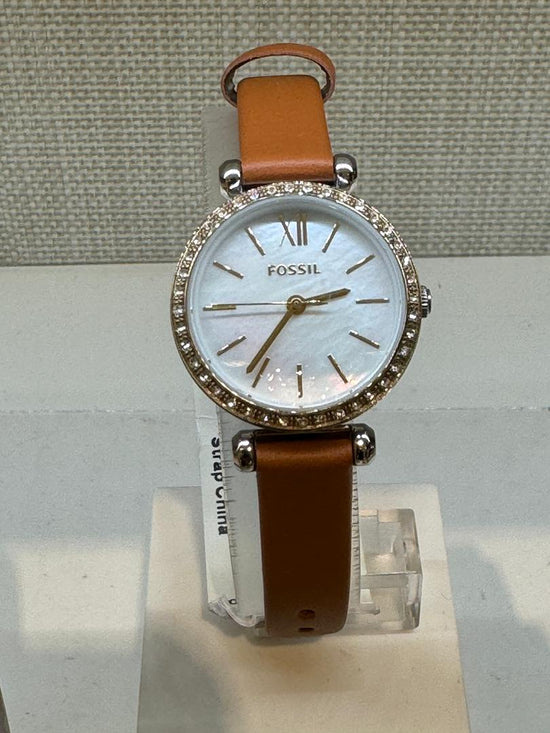 Fossil Women Tillie Three-Hand Brown Leather Watch Bq3499 (Pre-Order)