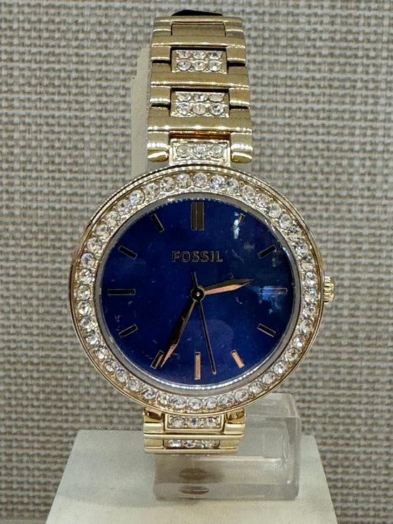 Fossil Women Karli Three-Hand Gold-Tone Stainless Steel Watch Bq3924 (Pre-Order)