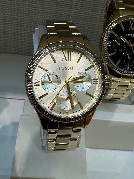 Fossil Women Rye Multifunction Gold-Tone Stainless Steel Watch Bq3692 (Pre-Order)