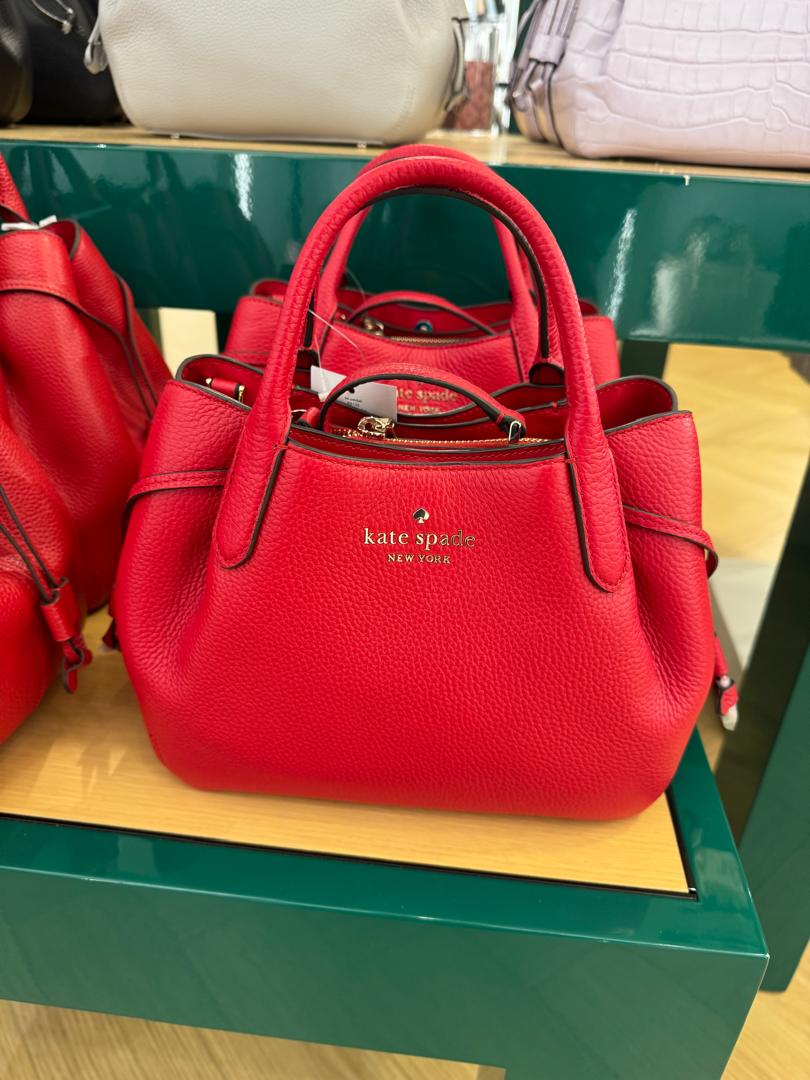 Kate Spade Dumpling Small Satchel In Perfect Cherry (Pre-Order)