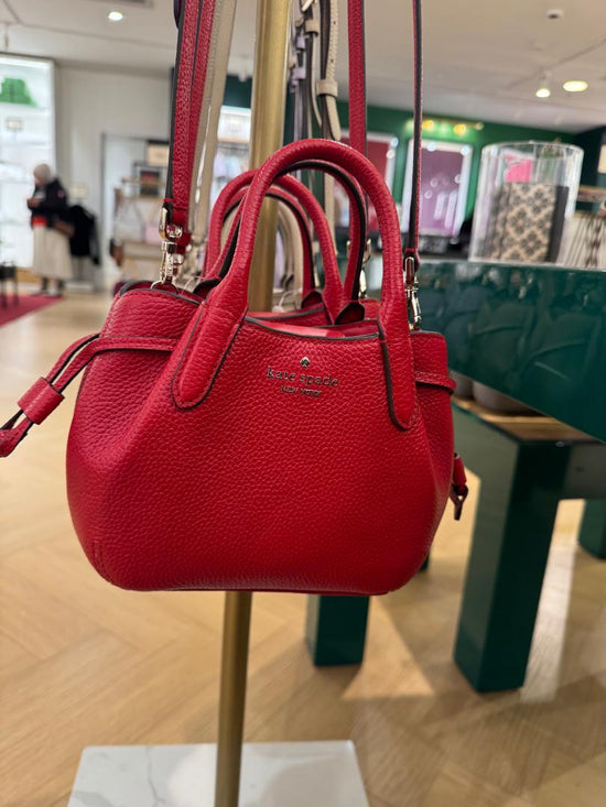 Kate Spade Dumpling Mini Satchel In Perfect Cherry (Pre-Order)