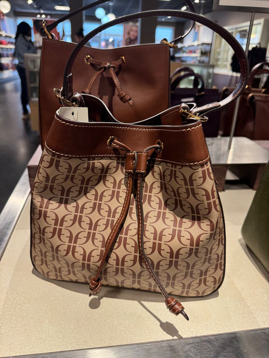 Fossil Tessa Bucket In Beige Brown (Pre-Order)