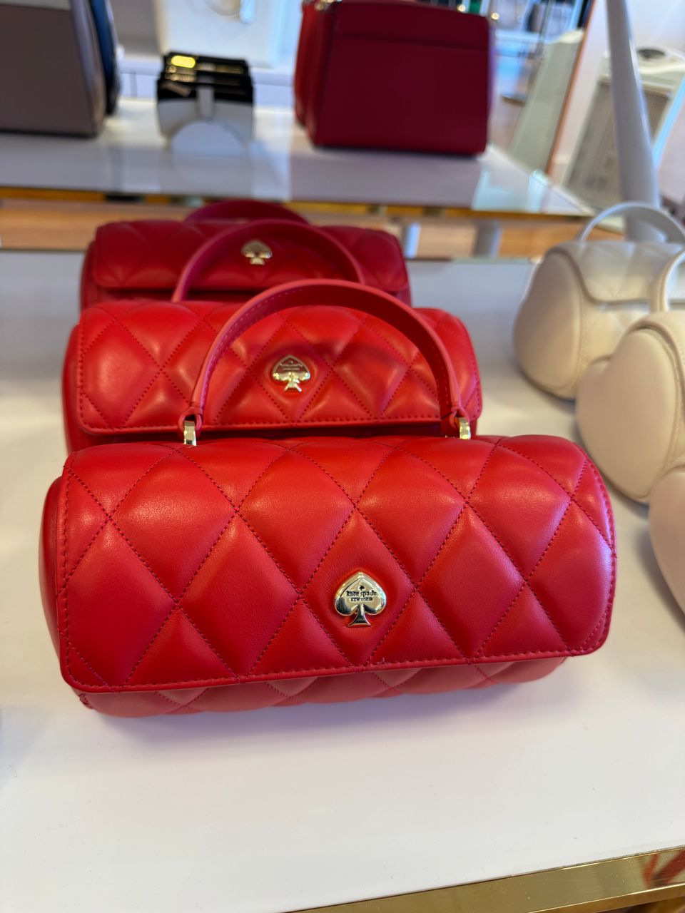 Kate Spade Heart to Heart 3D Barrel Crossbody In Ruby Red (Pre-Order)