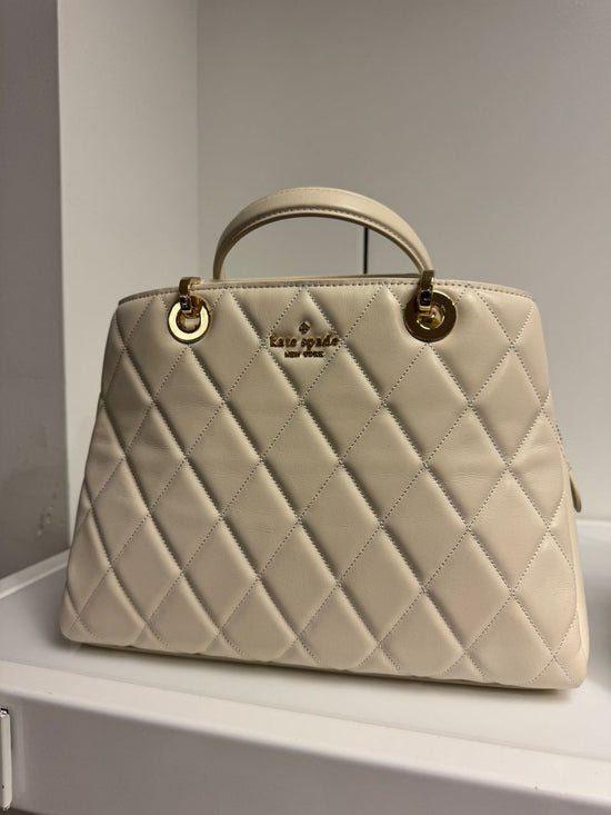 Kate Spade Carey Quilted Sullivan Satchel In Meringue (Pre-Order)