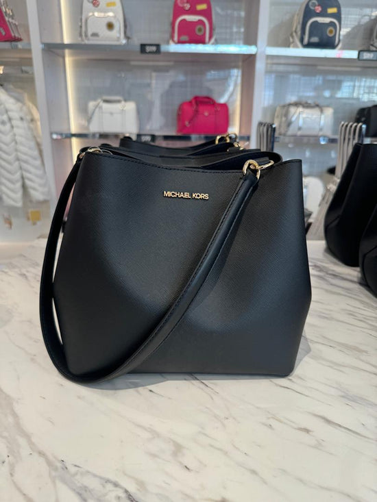 Michael Kors Pratt Bucket Medium Shoulder In Black (Pre-Order)