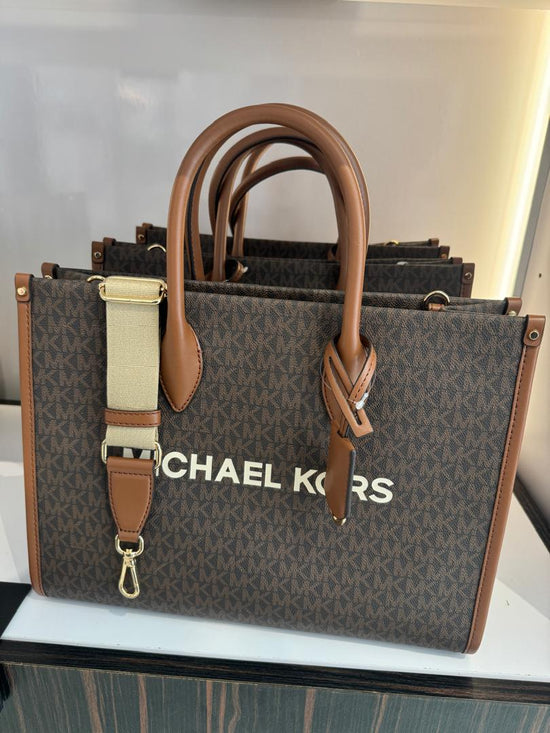 Michael Kors Mirella Medium In Monogram Brown (Pre-Order)