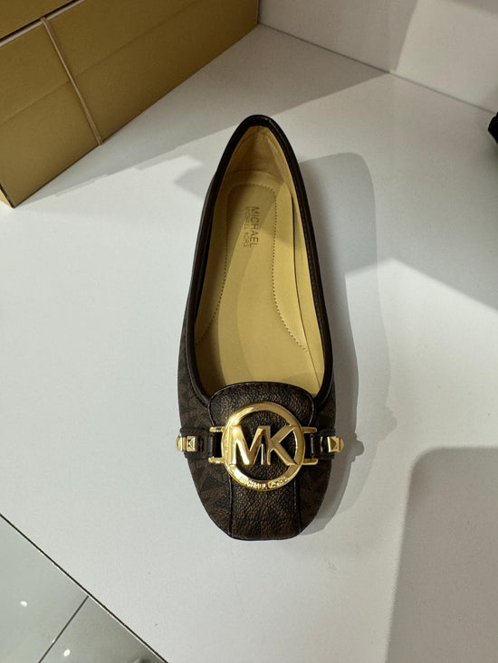 Michael Kors Fulton Studded Logo Moccasin In Brown (Pre-Order)