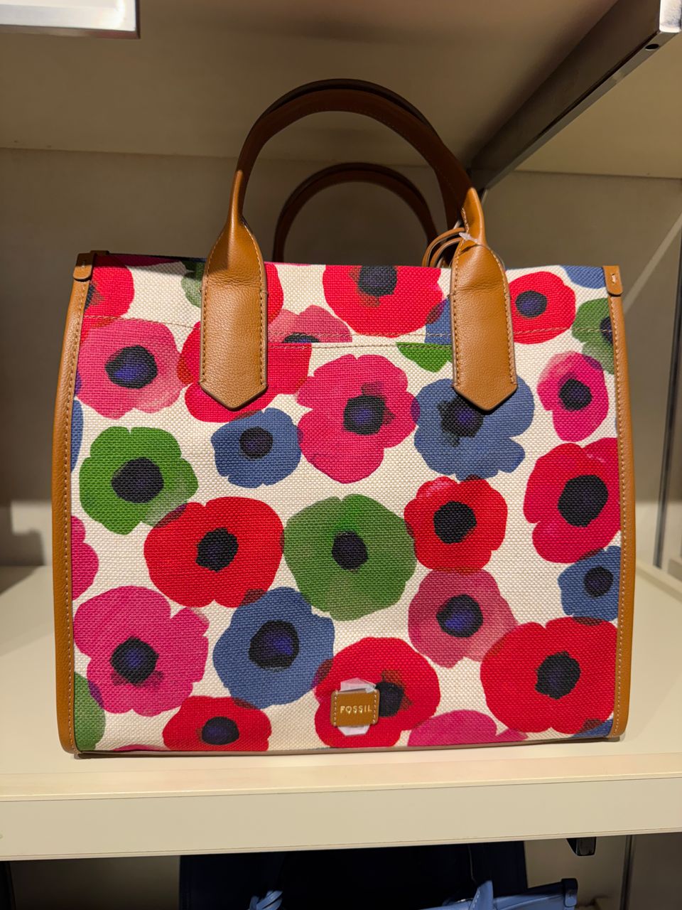 Fossil Kyler Large Tote In Floral Multi (Pre-Order)