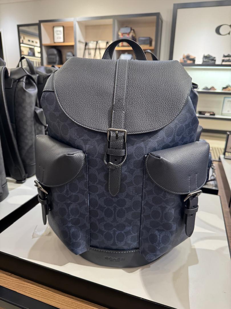 Coach Men Warner Backpack In Signature Midnight Multi (Pre-Order)