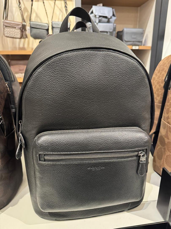 Coach Men West Backpack In Leather Black (Pre-Order)