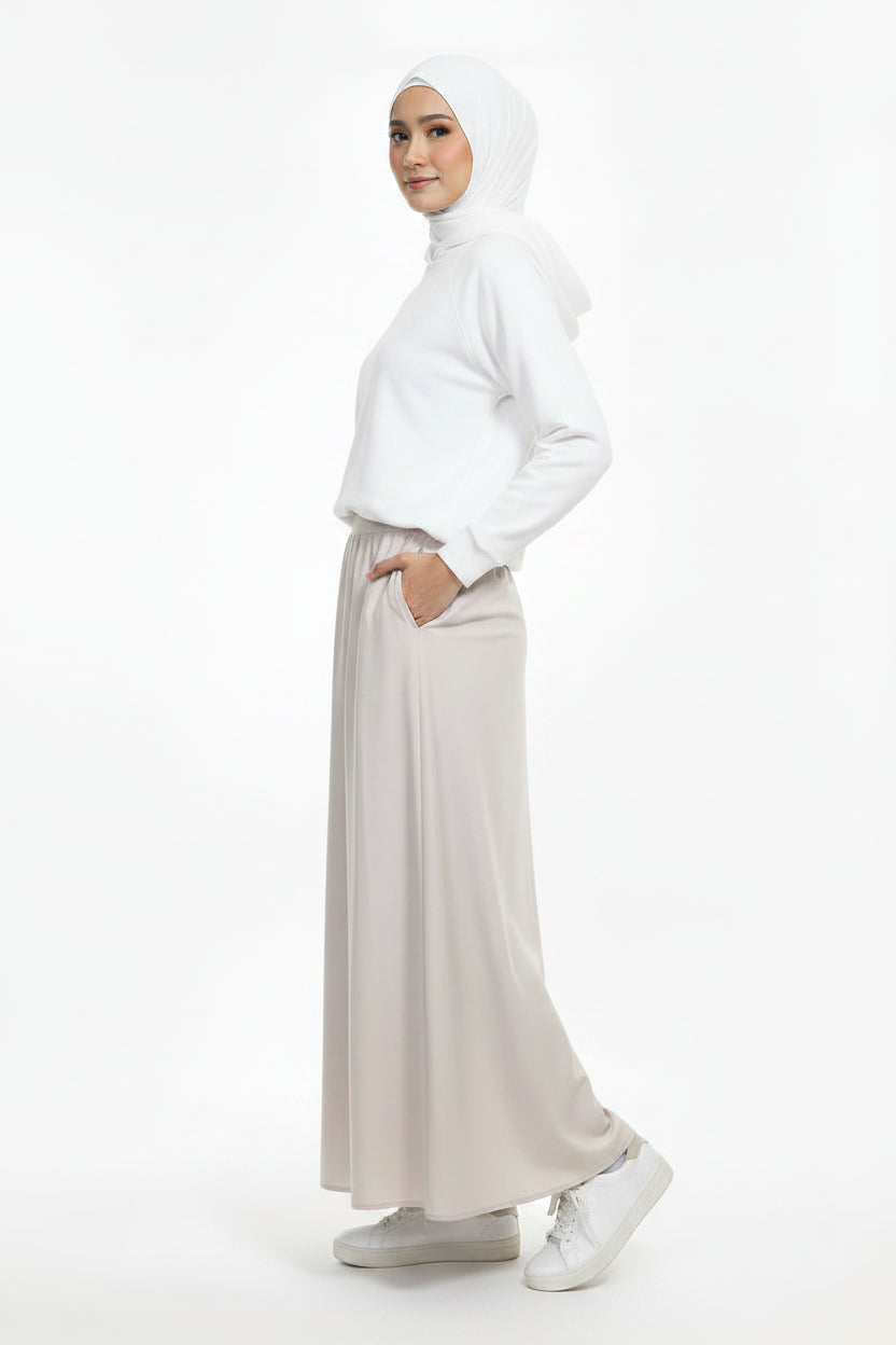 (Pre-Order) Raffida Serena BriskWalk Skirt In Light Grey