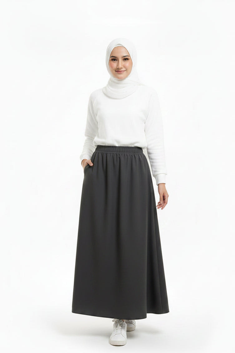 (Pre-Order) Raffida Serena BriskWalk Skirt In Granite