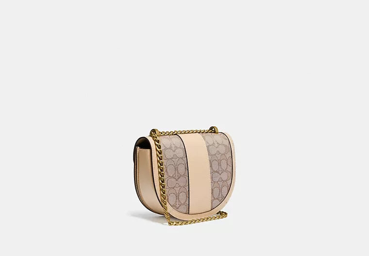 Load image into Gallery viewer, Coach Alie Saddle Bag In Signature Jacquard Stone Ivory
