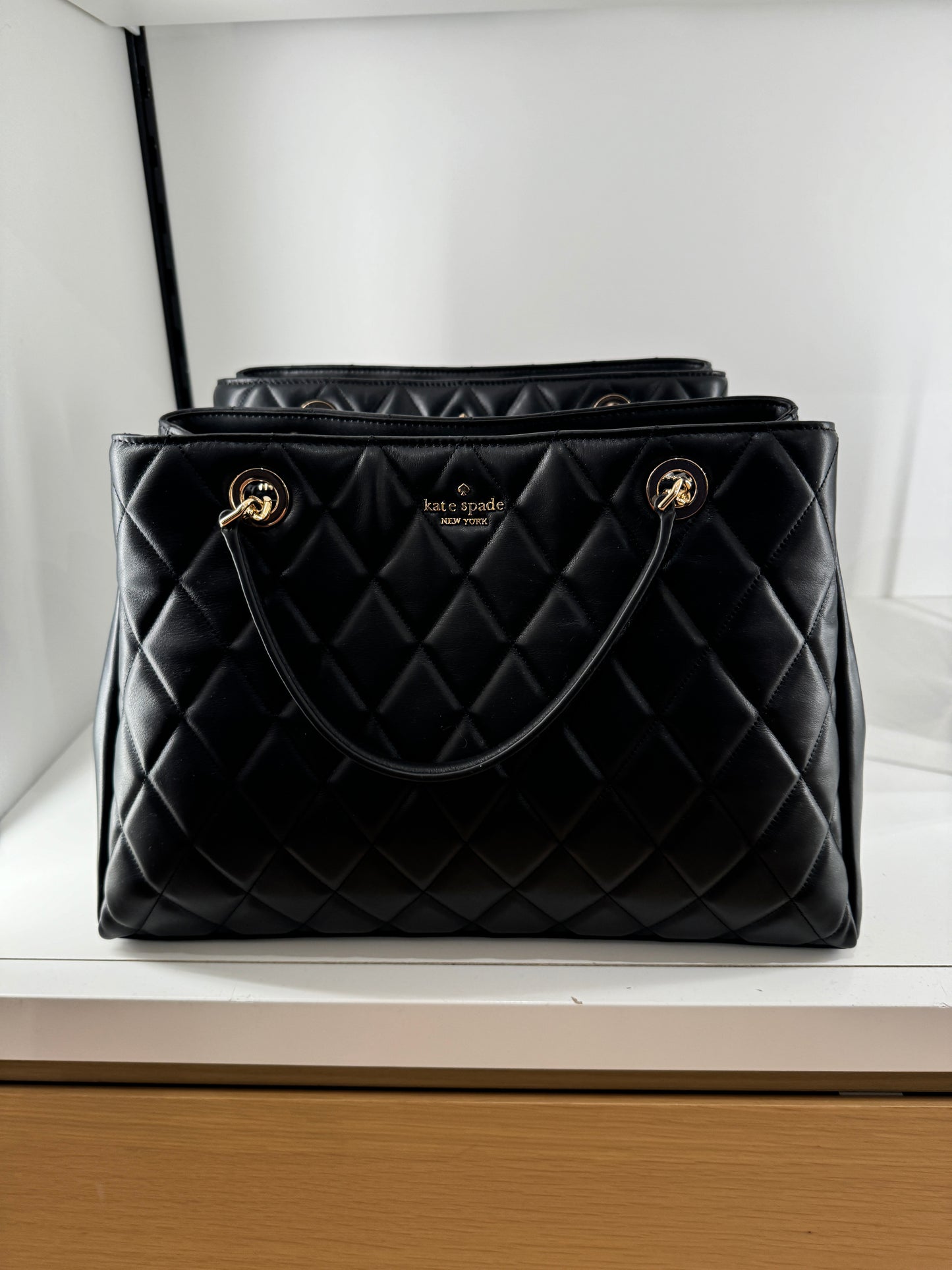 Kate Spade Carey Quilted Tote In Black (Pre-Order)