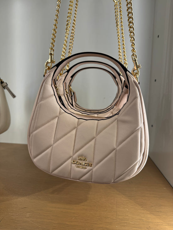 Coach Carmen Mini Crossbody Bag With Quilting In Gold Blush (Pre-Order)