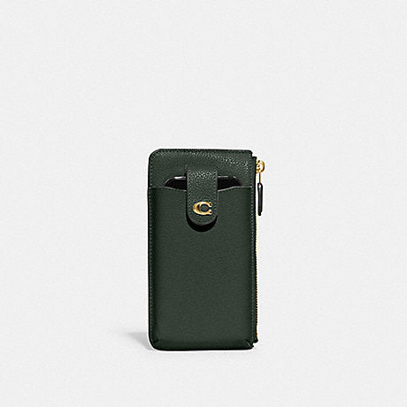 Coach Essential Phone Wallet In Amazon Green