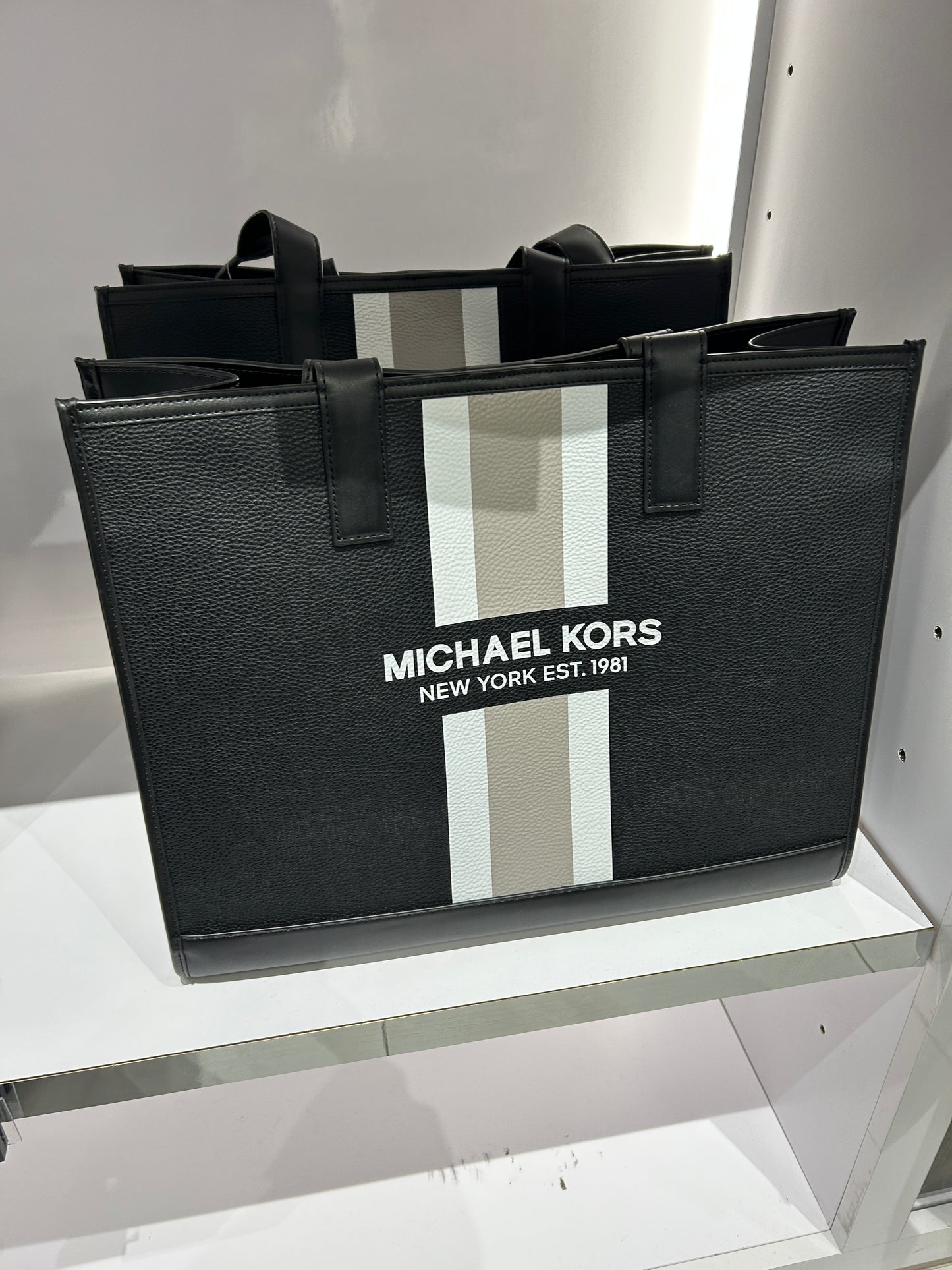 Michael Kors Pearl Gray Mercer Pebble Leather Crossbody Bag Purse | eBay